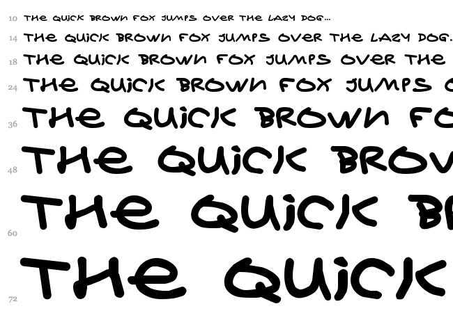 Jeff Kovalsky font waterfall